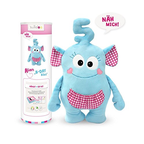 kullaloo Material Set, Fabric Package, Minky, Turquoise, DE/EN