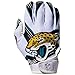 Franklin Sports Jacksonville Jaguars Youth NFL Football Receiver Gloves - Receiver Gloves For Kids - NFL Team Logos and Silicone Palm - Youth M/L Pair
