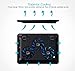 Laptop Cooler, Tenswall 5 Quiet Fans Laptop Cooling Pad for 13-17 Inch Laptops, Cooler Pad Stand with LED Light, Dual USB 2.0 Ports, Adjustable Height Settings