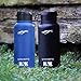 NAK Fitness Quench Bottle Flip Top Lid 32oz. Double Wall Vacuum Insulated Water Bottle. Premium Grade Insulated Stainless Steel Water Bottle. BPA Free