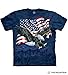 The Mountain Eagle Talon Flag Adult T-Shirt, Blue, XL