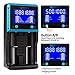 Universal Battery Charger, Keenstone Fast Smart Charger LCD Display for Rechargeable Batteries Ni-MH Ni-Cd AA AAA Li-ion LiFePO4 IMR 10440 14500 16340 18650 RCR123A 26650