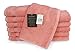 SALBAKOS - 100% Turkish Cotton Heirloom Quality Wash Cloth, Hand, Bath, Bath Sheet Towels and Bath Rugs & Mats (Coral, 12 Washcloths)