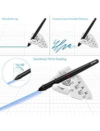 XP PEN Artist15.6 Pro 15.6 "Dibujo Pen Display Graphics Monitor de dibujo tecnología totalmente laminada con función de inclinación y esfera roja (8192 niveles de presión de bolígrafo, 120  sRGB)