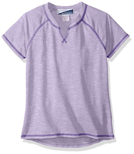 White Sierra Girls Bug Free Notch Short Sleeve Tee