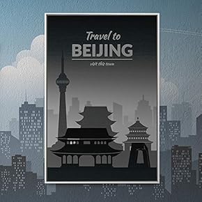 Framed Canvas Wall Art for Living Room, Bedroom City Architecture Canvas Prints for Home Decoration Ready to Hang - 16x24 inches
