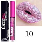 Waterproof Lip Glosses HUBEE Long Lasting Liquid Glitter Lipstick Pencil Makeup