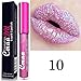 Waterproof Lip Glosses HUBEE Long Lasting Liquid Glitter Lipstick Pencil Makeup