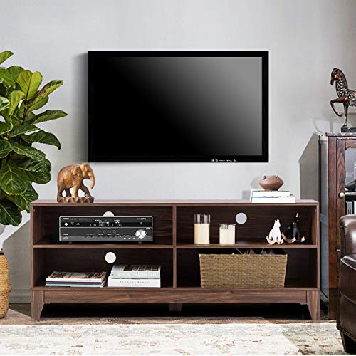 Tangkula-Wooden-TV-Stand-Rustic-Style-Universal-Stand-for-TVs-up-to-65-Flat-Screen-Home-Living-Room-Storage-Console-Entertainment-Center-58-Inch-TV-Stand-Walnut