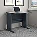 Bush Business Furniture Series A 36W Small Desk in White Spectrum and Slate, Compact Computer Table for Home or Professional Office