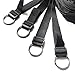 SM Bondage Set for beds Nylon Strap/Handcuffs/Ankle Cuffs/Cross/Eye Mask/Adult Erotic Toys for Women – Increase Sexual Desire,Blackthumb 2