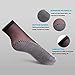 Women’s Silky Ankle High Tights Hosiery Socks Thin Sheer Stockings(10 Pair Pack)(black)