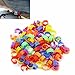 HeroNeo 100X 8mm Hen Pigeon Leg Poultry Dove Bird Chicks Parrot Clip Rings Band