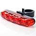 Bike Rear Light Waterproof Warning Safety Tail Light - Super Bright Bicycle Back Lamp for Mountain Bike, Any Road Bike - Easy to Install