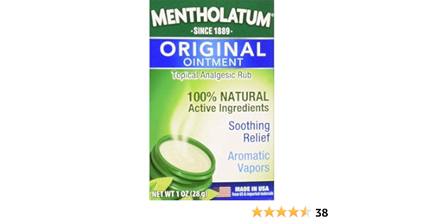 Mentholatum Topical Analgesic Ointment 1 Ounce Health Personal Care Amazon Com Mentholatum Topical Analgesic Ointment 1 Ounce Health Personal Care Amazon Com