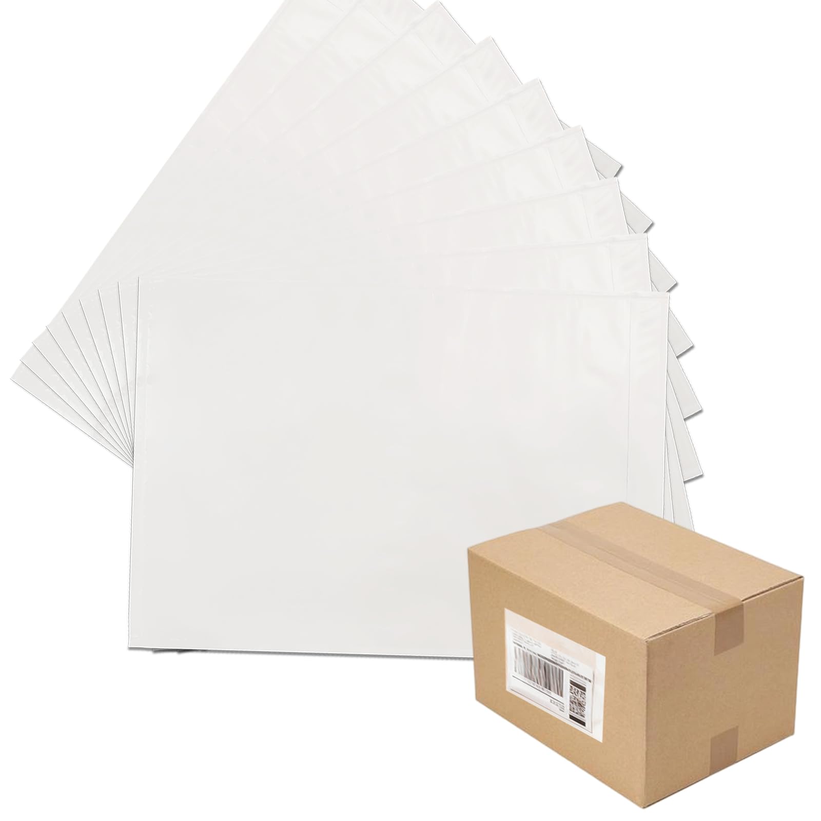 Photo 1 of 1000Pcs 6" x 9" Packing List Envelopes, Self-Adhesive Packing Ship Pouch Enclosed Bags Shipping | Clear Waterproof Mailing Pouches Bag for UPS Packing Sliping | Invoice | Sleeves