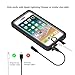 meritcase Waterproof Case Compatible with iPhone 6/6s, Shield Series IP68 Full Body Dropproof Snowproof Dirtproof Sandproof Cover with Screen Protector Applicable to iPhone 6/6s (4.7 inch,Black)