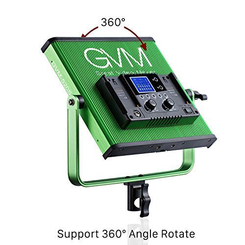 GVM-520S-Master-Series-Video-Lighting-Kit-with-Memory-Button-Function-and-Wireless-Remote-Control-CRI97-3200-5600k-Photography-Lighting-for-Studio-Portrait-Shooting-Interview-Video-Tracking