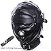 Leather Bondage Gimp Mask Hood, Black Full Face Blindfold Breathable Restraint Head Hood, Sex Toys, for Unisex Adults Couples, BDSM/LGBT Fetish Hoodthumb 4