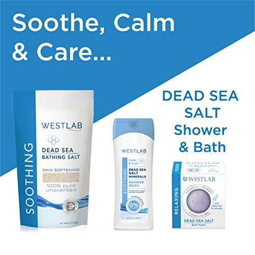 Westlab Pure, Unscented Dead Sea Salts (2x 2.2lb resealable bag 4.4lb