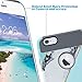 ULAK iPhone 6 Plus Case, Slim Dual Layer Protection Scratch Resistant Hard Back Cover TPU Bumper Case for Apple iPhone 6/6S Plus 5.5 inch-Mint Geometric Marble