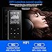 Mp3 Player,8GB Ultra Slim Portable Lossless Digital Audio Player with FM Radio/Voice Recorder/Video Play.Expandable Up to 128 GB(Metal Shell Touch Buttons)