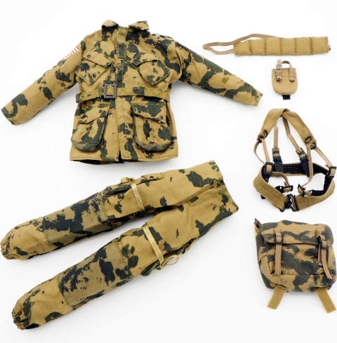 1/6 Scale Clothes Soldier Uniforms World war II 82nd Airborne Soldier Set for 12" Male Military Action Figure Body &Cloth for Ken Doll - Thumbnail 2