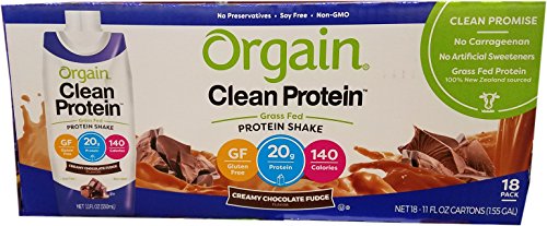 Orgain Clean Protein Shake Chocolate, 198 Fluid Ounce