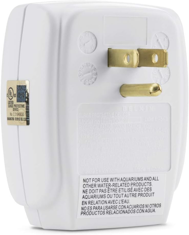 Belkin Single Outlet SurgeCube Surge Protector, 1080 Joules: Home Audio & Theater
