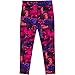 New Balance Girls' Big Fashion Performance Tights, Pink/Abs Brush, 10/12