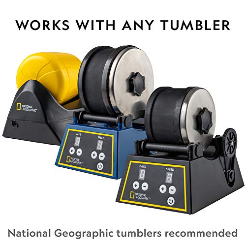 NATIONAL GEOGRAPHIC Rock Tumbler Media The Ultimate Rock Polishing