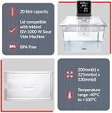 SousVideTools 20L Sous Vide Container Anova Compatible Water Tank view 3