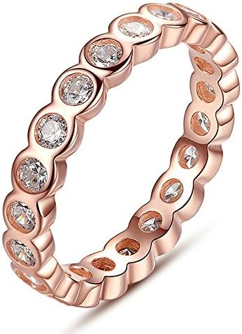 FF Fashion ring Sterling Silver Alluring Brilliant Stackable Finger Ring Fine Jewelry for Women Wedding Rings (7)