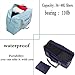 Travel Bag with High Capacity Foldable Storage Duffle Bag for Men Women (Dark Blue-waterproof)