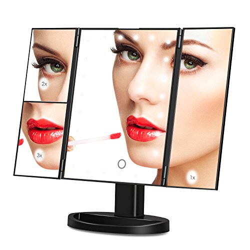 Amzdeal makeup vanity mirror with 1 x 2x 3x magnifiers …