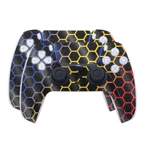 Glossy Glitter Skin Compatible with PlayStation 5 PS5 Controller (2 Pack) - Pri…