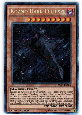 Yu Gi Oh Kozmo Dark Eclipser Bosh En085 Breakers Of Shadow 1st Edition Secret Rare