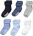 Jefferies Socks baby boys Non-skid Turn Cuff 6 Pair Pack Casual Sock, Boy Multi, 3-12 Months US