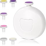 Vicloon 6 in 1 Baby Nail Trimmer Electric Battery Operated White view 1