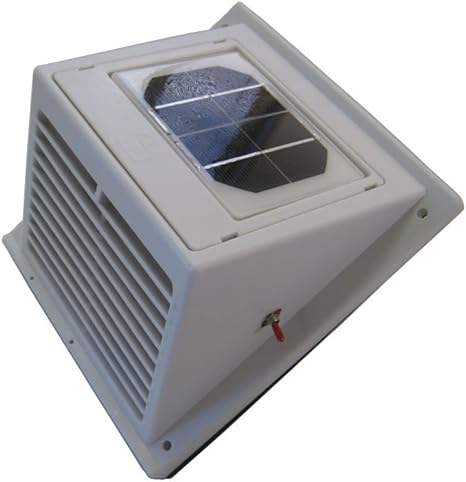 Amazon アスデン ソーラー換気扇 一体型 スイッチ有 白 Asv 103 Wh Diy 工具 ガーデン