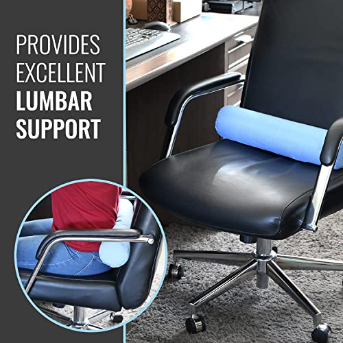 DMI Lightweight Comfort Foam Neck Roll Leg Rest Back Support Pillow for