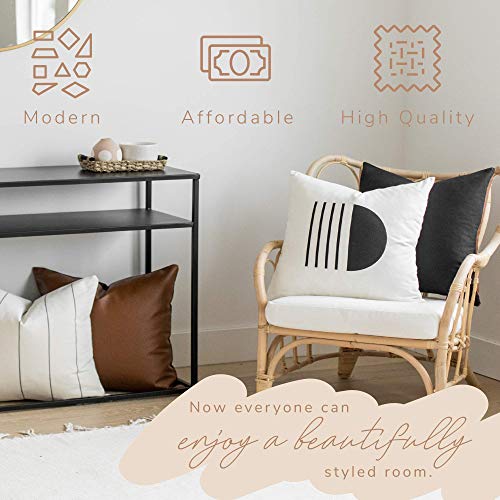 Woven Nook Modern & Luxurious 20" x 20" Decorative Boho Throw Pillow Covers Durable Quality