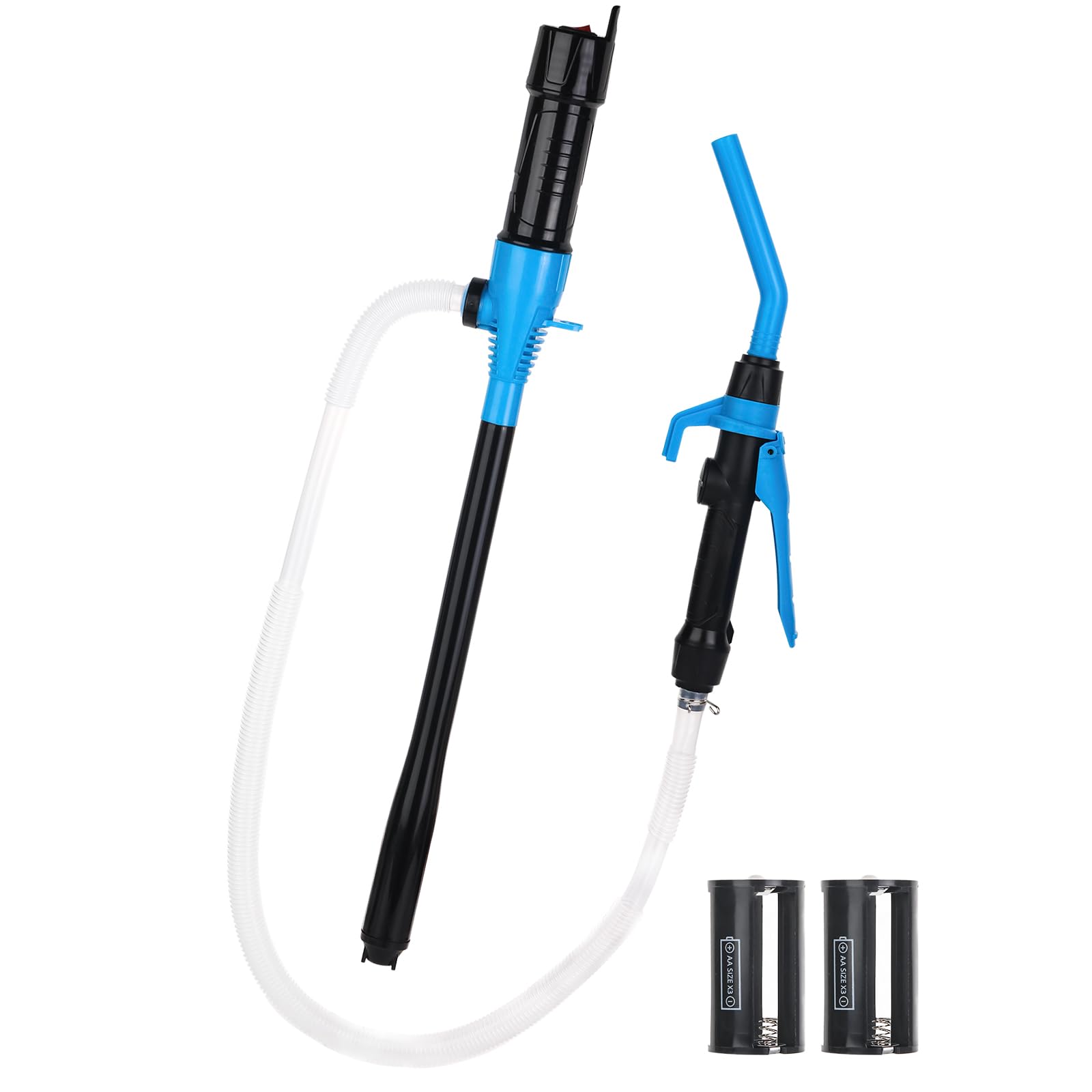 Photo 1 of Portable Liquid Transfer Pump,Battery Powered Water & Fuel Transfer Pump Up to 2.2 GPM with Nozzle for Quick Flow Control & Stop,with Filter Design & Extra Long Hose