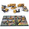 Dreamon-Engineering-Construction-Vehicle-with-Play-Mat-Diecast-Digger-Dumper-Alloy-Metal-Car-Play-Set-Cake-Decorations-Toys-Gift-for-Boys-Girls-3-Year-Olds Dreamon Engineering Construction Vehicle with Play Mat, Diecast Digger Dumper Alloy Metal Car Play Set Cake Decorations…