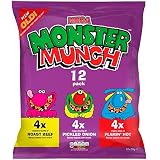 Walkers Monster Munch Variety Snacks 12 X 25G