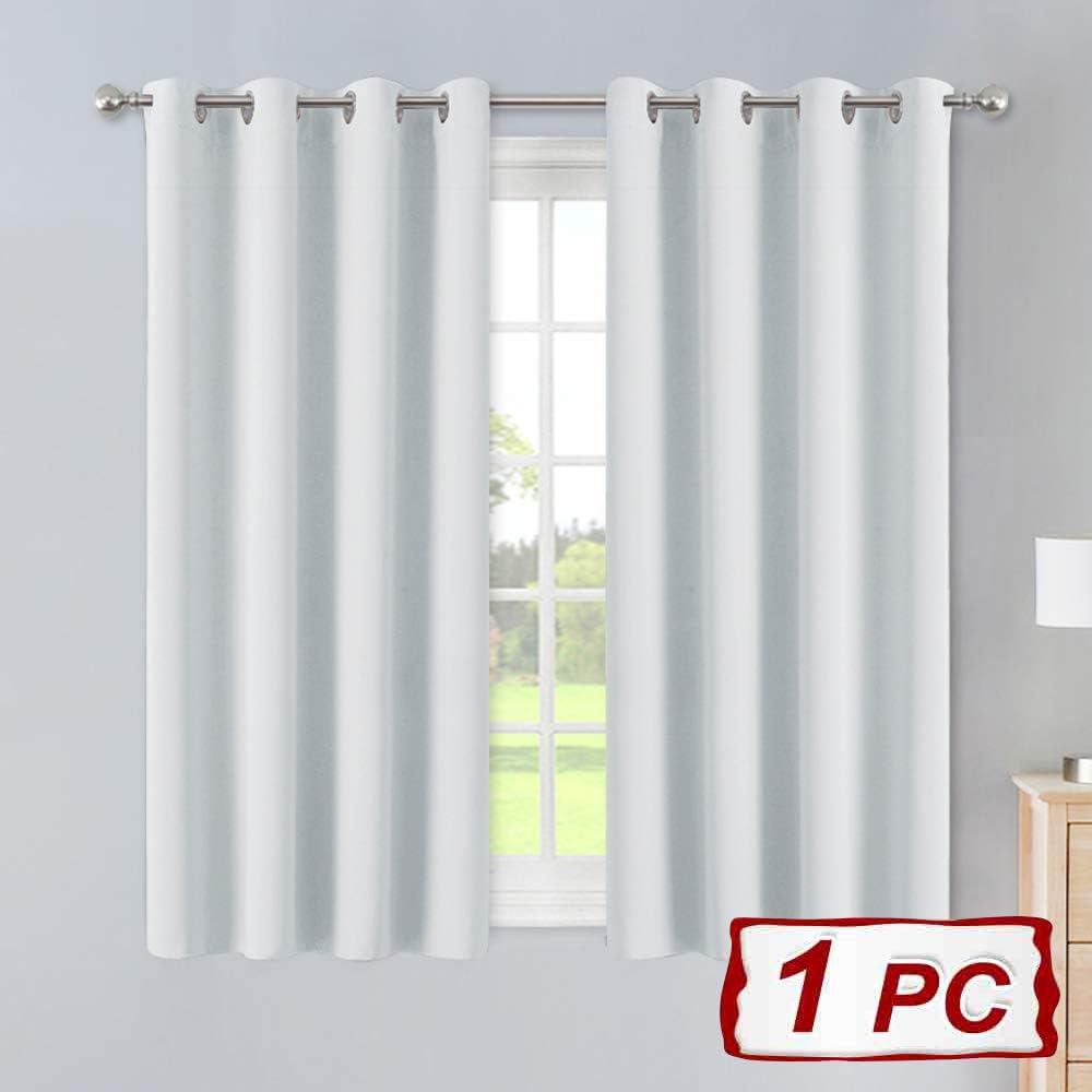PONY DANCE Blackout Curtain, Thermal Light Window Curtains Block Heat Insulation Plain for Girl/Adult Bedroom Home - Image 3