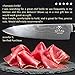 Zulay Kitchen 8 Inch Chef Knife Full Tang Damascus Steel for Professional Cutting Chopping Cooking Meat Steak Fish Vegetables and More