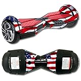 MightySkins Protective Vinyl Skin Decal for Hoverboard Self Balancing Scooter 2 Wheel mini board unicycle bluetooth wrap cover sticker American Flag
