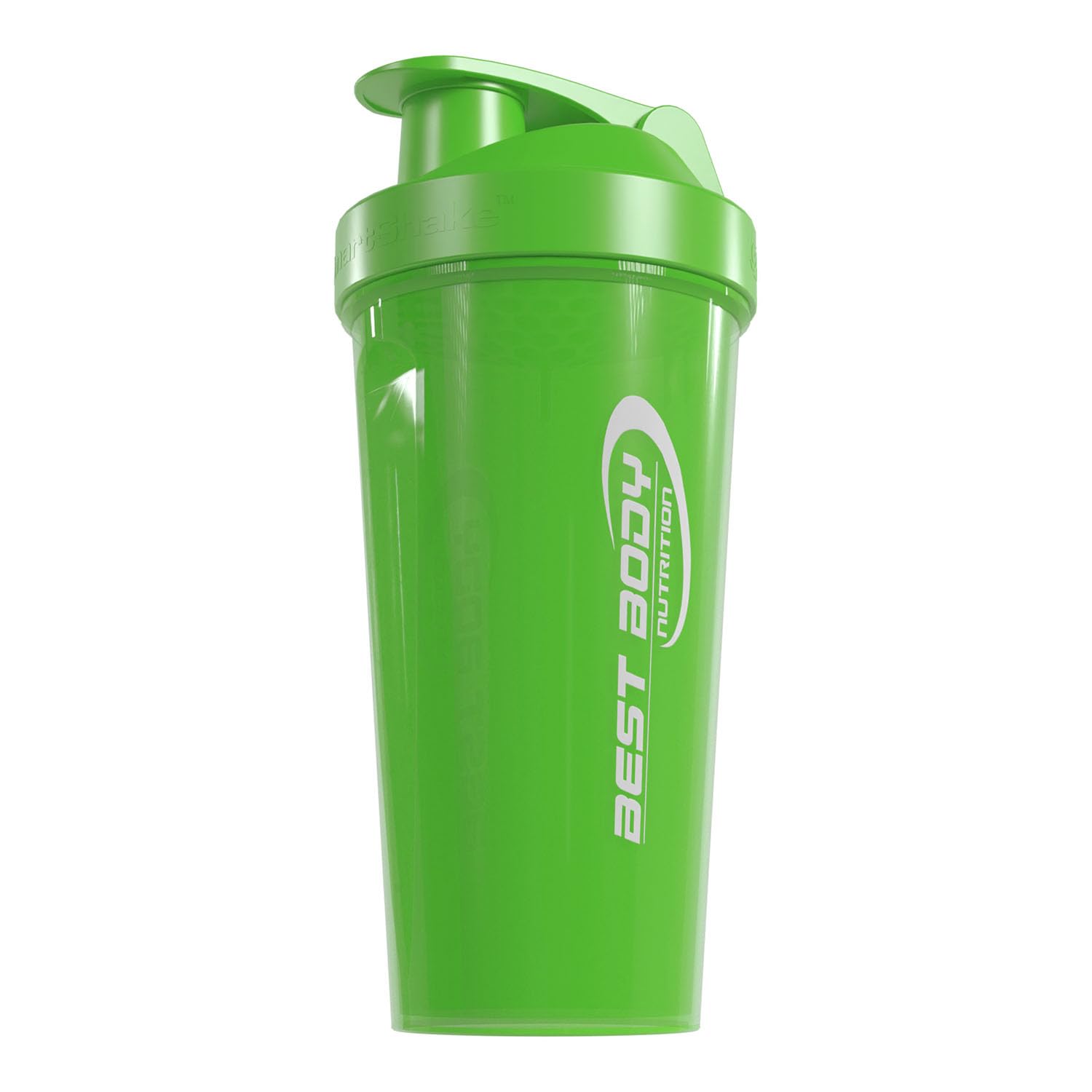 Best Body Nutrition Eiweiß Shaker grün – 700 ml Protein Shaker mit Sieb & Mess-Skala – auslaufsicher – spülmaschinengeeignet – BPA-frei – für klumpenfreie Proteinshakes