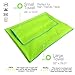 Luxury Microfiber Towel – Oversized Bath Towel + FREE Hand / Hair Towel & FREE Compact Bag - Super Soft - Absorbent - Fast Drying – Large Set Best for Gym Beach Yoga Travel